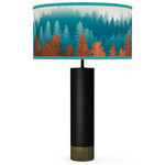 Treescape Thad Table Lamp - Black / Blue