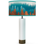 Treescape Thad Table Lamp - White / Blue
