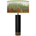 Treescape Thad Table Lamp - Black / Green