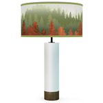 Treescape Thad Table Lamp - White / Green