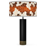 Geode Thad Table Lamp - Black / Geode Cream