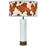 Geode Thad Table Lamp - White / Geode Cream