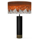 Facet Thad Table Lamp - Black / Grey Facet