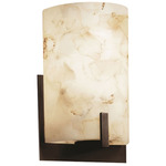 Alabaster Rocks Century Wall Sconce - Dark Bronze / Alabaster Rocks