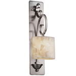 Alabaster Rocks Archway Wall Sconce - Brushed Nickel / Alabaster Rocks