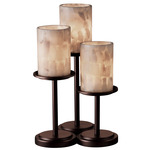 Alabaster Rocks Dakota Table Lamp - Dark Bronze / Alabaster Rocks