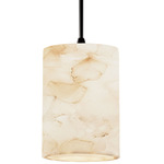 Alabaster Rocks Pendant - Matte Black / Alabaster Rocks