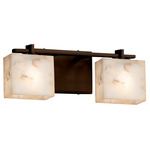 Alabaster Rocks Era Bathroom Vanity Light - Dark Bronze / Alabaster Rocks