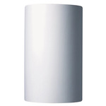 Ceramic Cylinder Up / Down Wall Sconce - Bisque