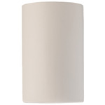 Ceramic Cylinder Up / Down Wall Sconce - Matte White