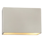 Ambiance Rectangle Closed Top Wall Sconce - Matte White