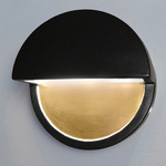 Ambiance Dome Outdoor Wall Sconce - Carbon / Champagne Gold