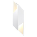 Ambiance Rhomboid Wall Sconce - Gloss White