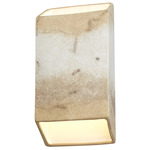 Ambiance Large Tapered Rectangle Wall Sconce - Greco Travertine