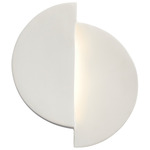 Ambiance Offset Circle Wall Sconce - Bisque
