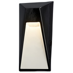 Ambiance Vertice Wall Sconce - Gloss Black / Matte White
