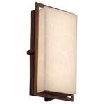 Clouds Avalon Outdoor Wall Sconce - Dark Bronze / Clouds Resin
