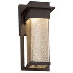 Fusion Mercury Pacific Outdoor Wall Sconce - Dark Bronze / Mercury