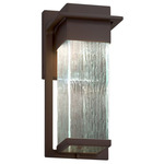 Fusion Pacific Outdoor Wall Sconce - Dark Bronze / Rain