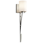 Fusion Sabre Wall Sconce - Polished Chrome / Opal