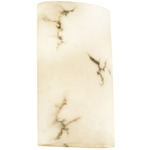 LumenAria Big Top Wall Sconce - Faux Alabaster