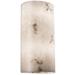 LumenAria Cylinder Wall Sconce - Faux Alabaster