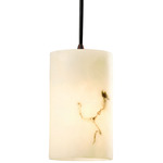 LumenAria Mini Pendant - Dark Bronze / Faux Alabaster