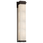 Porcelina Pacific Outdoor Wall Sconce - Dark Bronze / Waves Porcelain