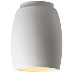 Radiance Curved Outdoor Ceiling Light Fixture - Bisque