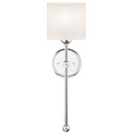 Fusion Sequoia Wall Sconce - Polished Chrome / Opal