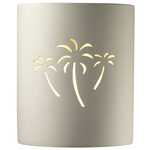Sun Dagger Palm Outdoor Wall Sconce - Bisque
