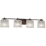 Veneto Luce Era Lace Bathroom Vanity Light - Dark Bronze / Lace