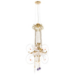 Galaxy Luminia Chandelier - Amoria Mixia - Polished Brass