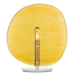 Lollipop Table Lamp - Matte White / Light Amber
