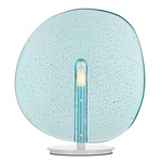 Lollipop Table Lamp - Matte White / Light Blue