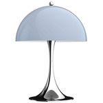 Panthella 250 Table Lamp - Grey Opal Acrylic / Chrome