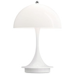 Panthella 160 Portable Table Lamp - White Opal Acrylic / White