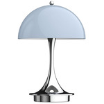 Panthella Portable Table Lamp - Chrome / Grey