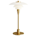PH 2/1 Table Lamp - Brass / Opal