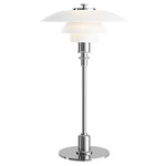 PH 2/1 Table Lamp - Chrome / Opal