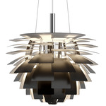 PH Artichoke Warm Dim LED Pendant - Black