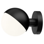 VL Studio Wall Sconce - Black / Opal