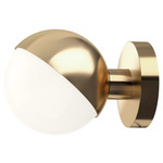 VL Studio Wall Sconce - Brass / Opal