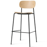 Co Counter/Bar Chair - Black / Natural Oak