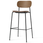 Co Upholstered Seat Counter/Bar Chair - Dark Stained Oak / Reflect 344