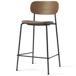Co Upholstered Seat Counter/Bar Chair - Dark Stained Oak / Reflect 344