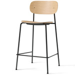 Co Counter/Bar Chair - Black / Natural Oak