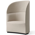Tearoom High Back Lounge Chair - Black / Hallingdal Beige