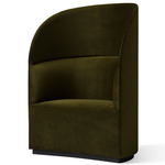 Tearoom High Back Lounge Chair - Black / Champion 035
