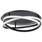 Veloce Wall / Ceiling Light - Black / White